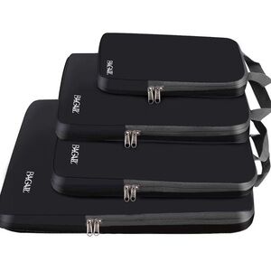 BAGAIL 2x4 Set Compression Packing Cubes Travel Expandable Packing Organizers